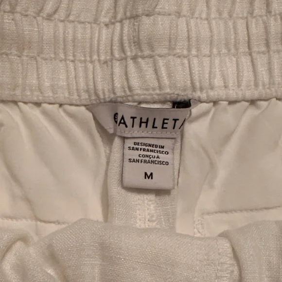 Athleta Retreat Linen High Rise Wide Leg Pant - Picture 3 of 6